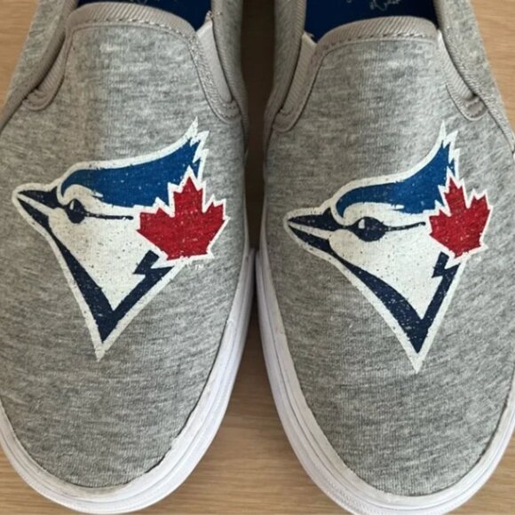 Keds x Toronto Blue Jays Double Decker Slip-On Sneakers - Picture 2 of 6